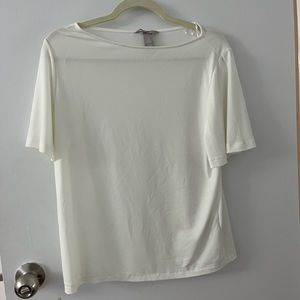White short-sleeve blouse from H&M , size Small.